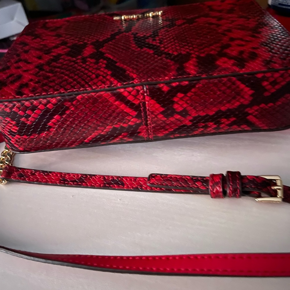 Michael kors red crossbody